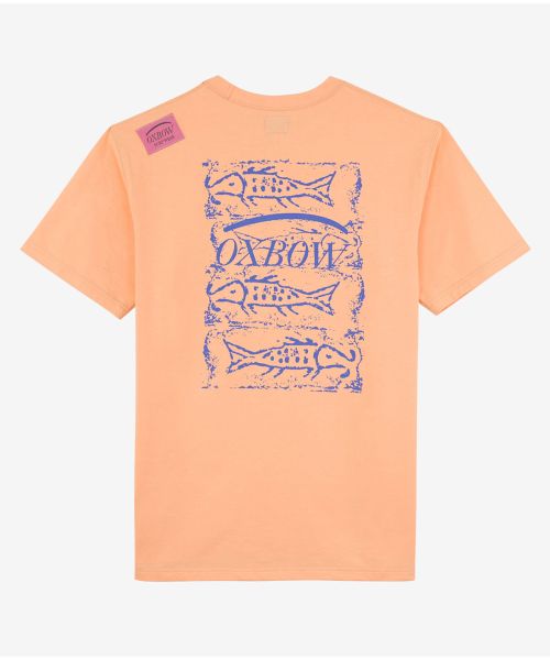 Camiseta COLLECTOR FABRICE - Abricot Solarisé