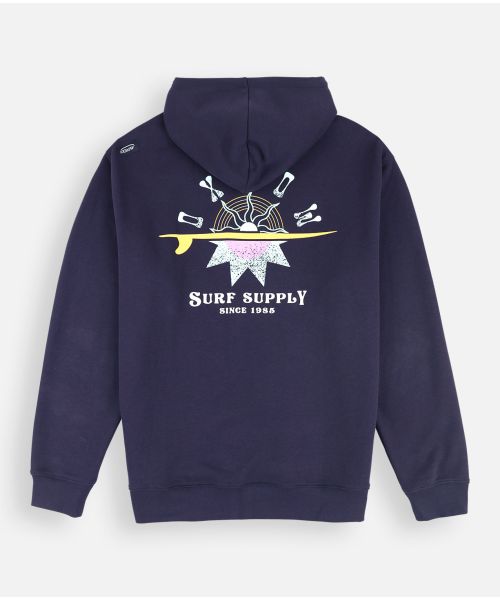 Zipped sweatshirt SANDBAR - Deep Marine
