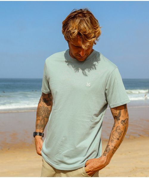 Tee-shirt TEBAZ - Eucalyptus