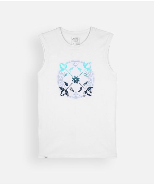 Tee-shirt SUNFADED - Blanc