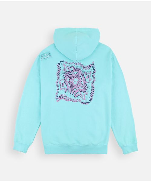 Hooded sweatshirt DISTORTED - Topaze