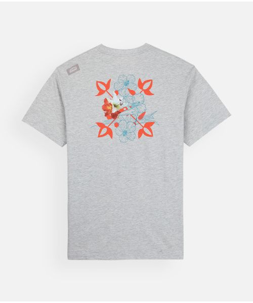 Tee-shirt TEFLA - Gris Chiné