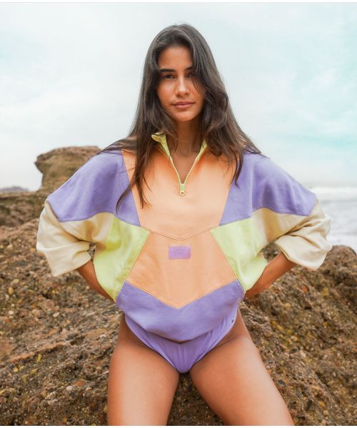 Sweat zippé SUMA - Multicolore