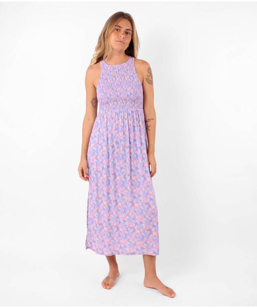 Vestido largo TIARA - Pacific Purple