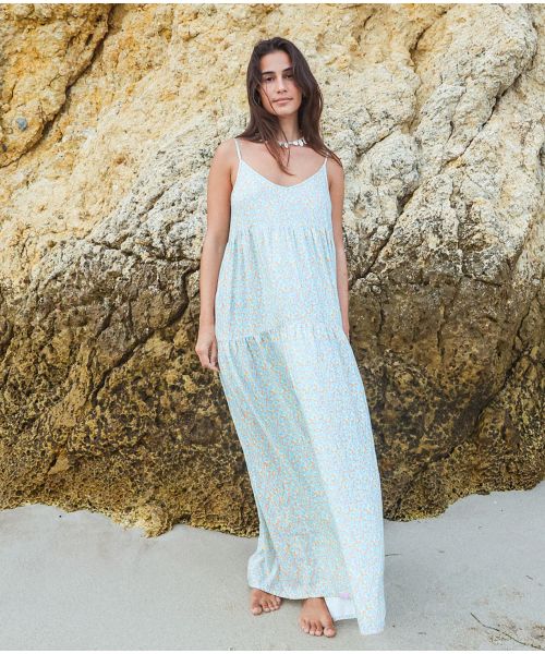Robe longue SAUDADE - Corail