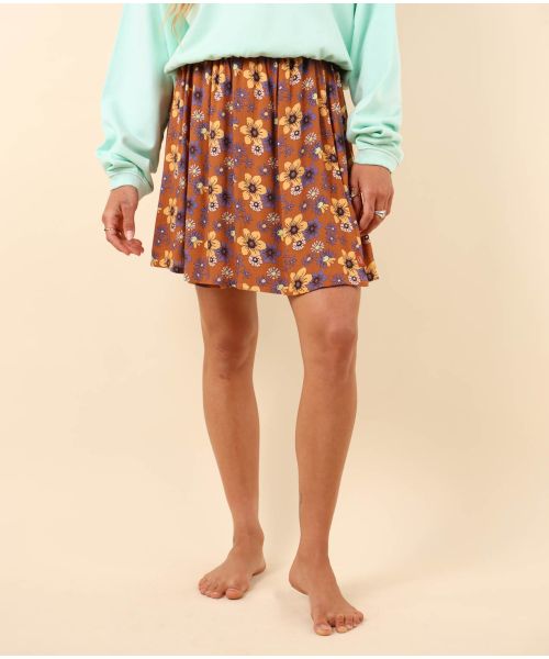 Mini skirt LAVITRA - Moka