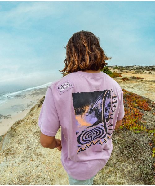 Tee-shirt OLDSCHOOL - Lilas