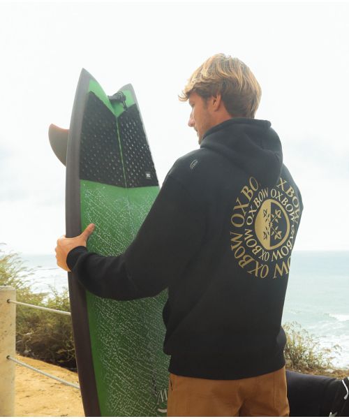 Hooded sweatshirt SPIRAL - Noir