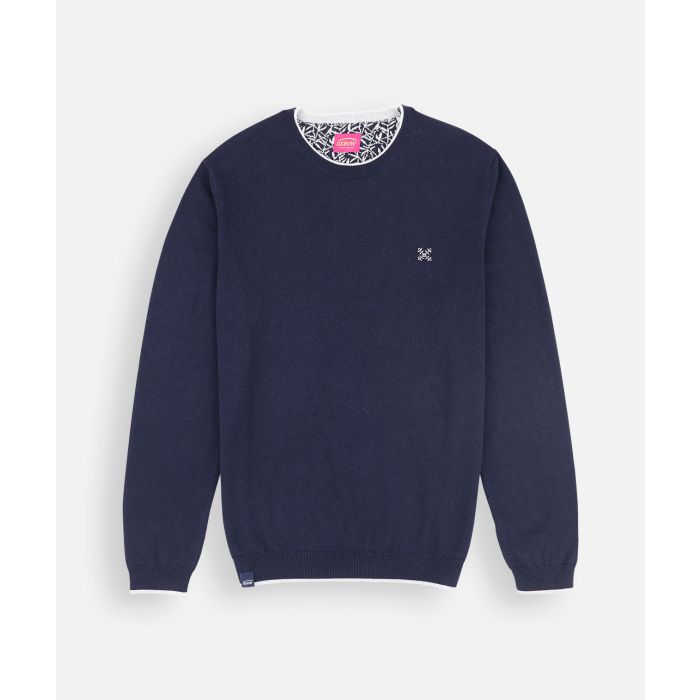 Sweater PERONI - Deep Marine Chiné