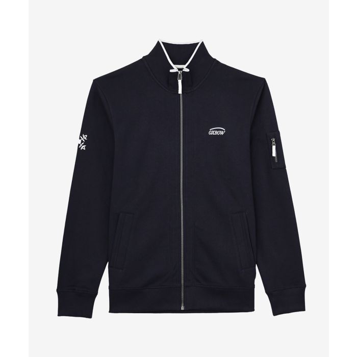 Sweatshirt SALTCOATS - Deep Marine Chiné