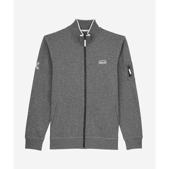 Sweatshirt SALTCOATS - Gris Chiné Foncé