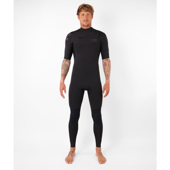 Combinaison Yulex® 2/2 WULEXMEN22SS - Noir