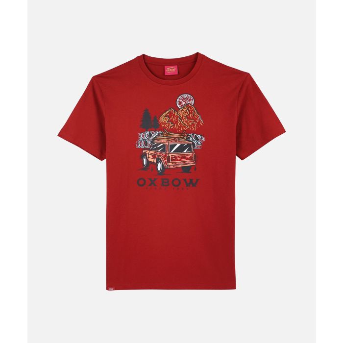 Tee-shirt TRECK - Vinho