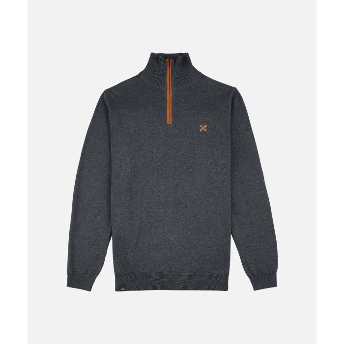 Sweater PENZI - Noir Chiné
