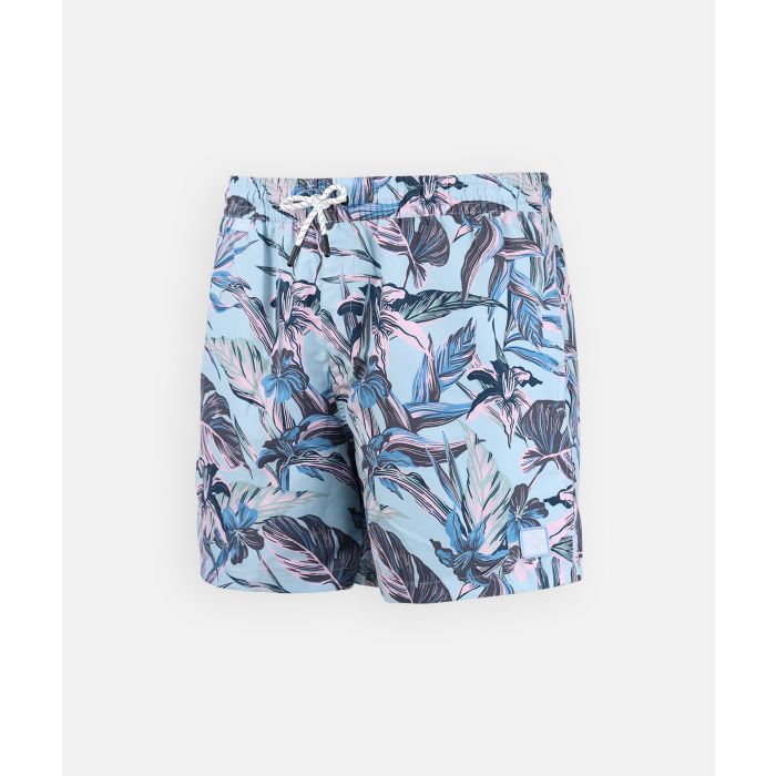 Beach short TROPICS - Light Blue