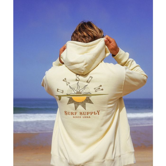 Zipped sweatshirt SANDBAR - Sable