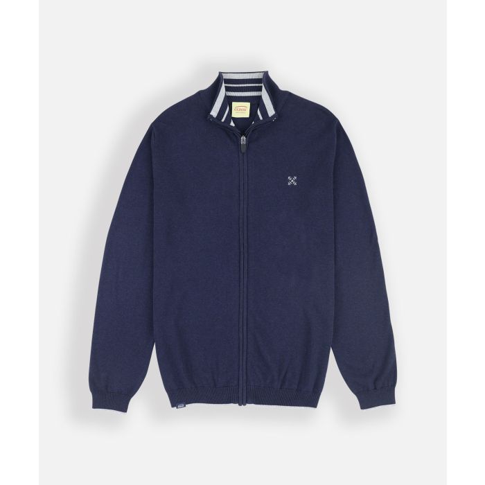 Pull PEZIP - Deep Marine Chiné