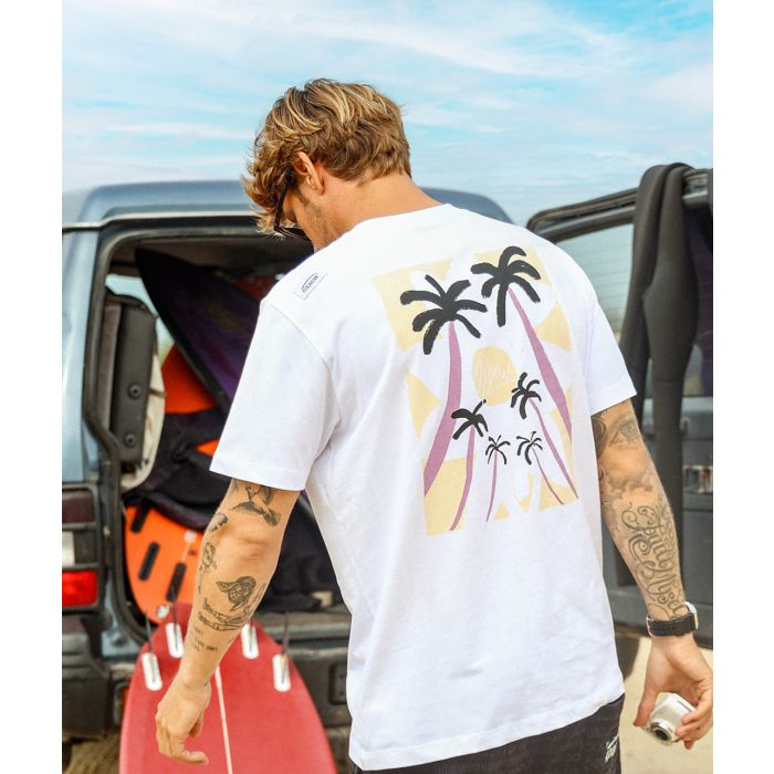 Camiseta WALK - Blanc