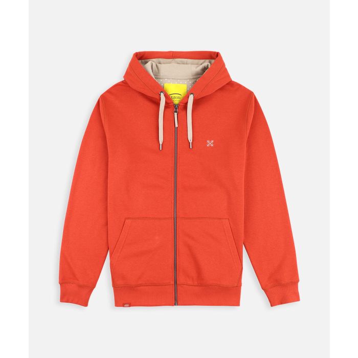 Zipped sweatshirt SALET - Chilli Pepper