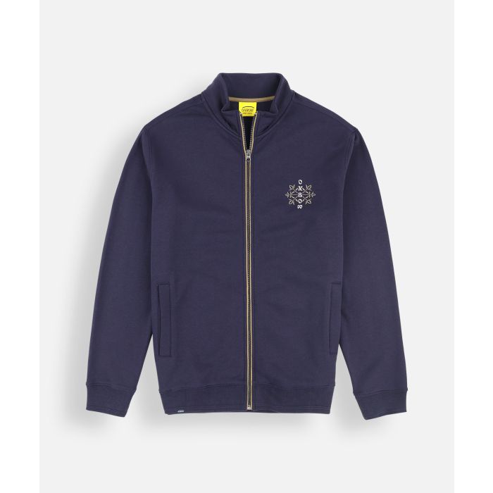Zipped sweatshirt TABULA - Deep Marine