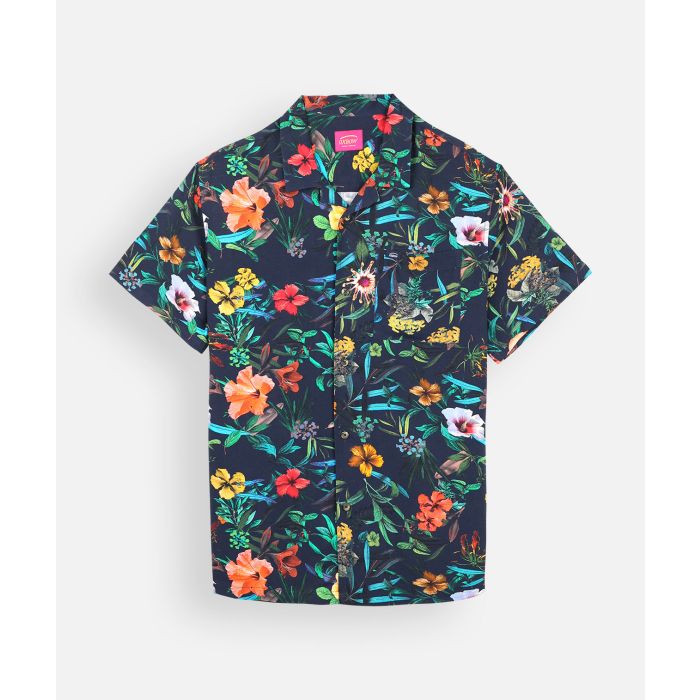 Shirt BLOOM - Deep Marine