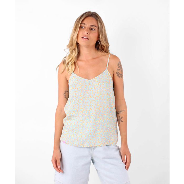 Camiseta sin mangas SAUDADE - Corail