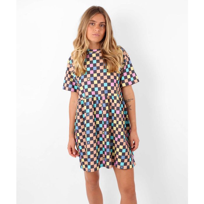 Robe courte POPDAMS - Multicolore