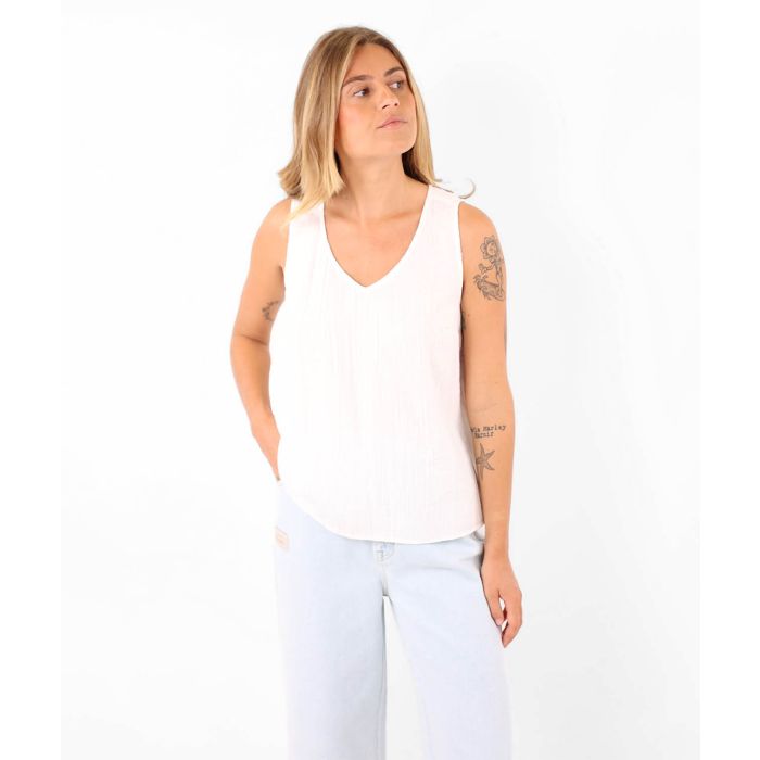 Camiseta sin mangas DOMINGO - Blanc