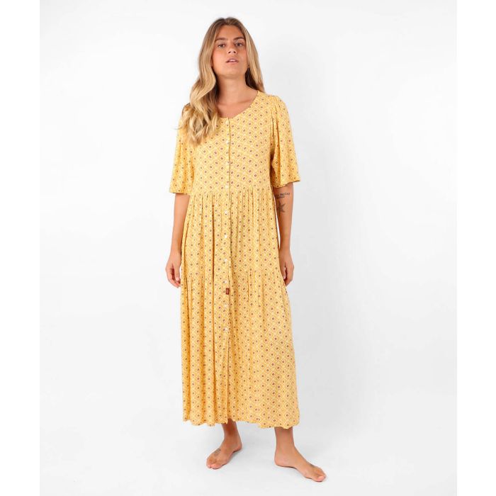 Robe longue RAVINA - Ambre