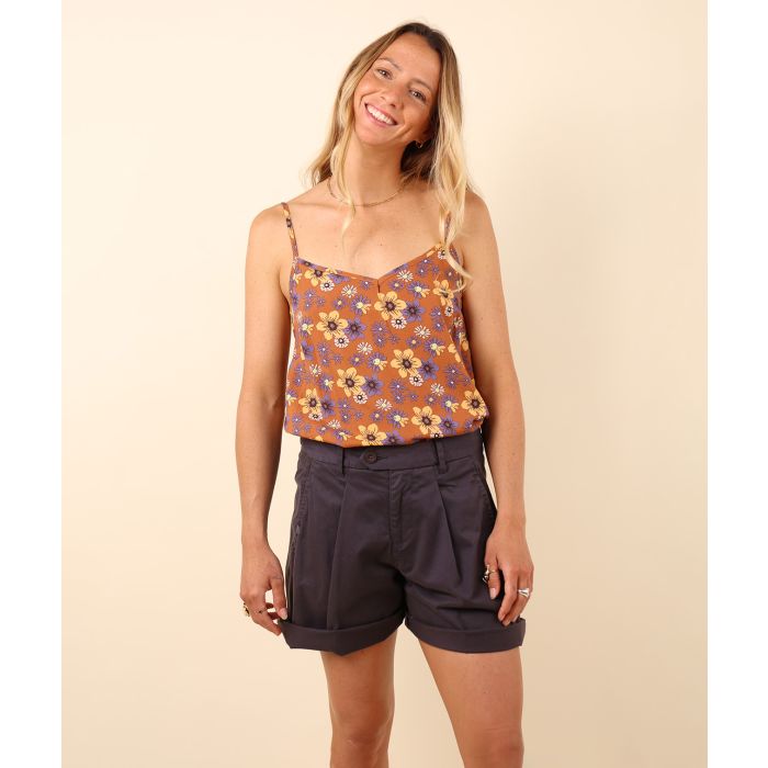 Camiseta sin mangas LAVITRA - Moka