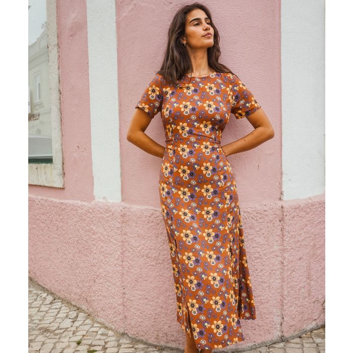 Vestido largo LAVITRA - Moka