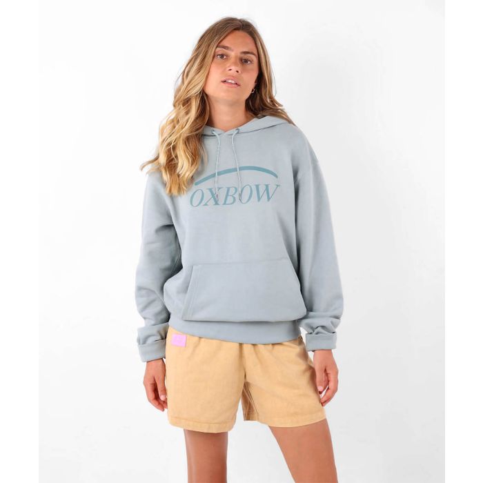 Hooded sweatshirt SIVEGA - Eucalyptus
