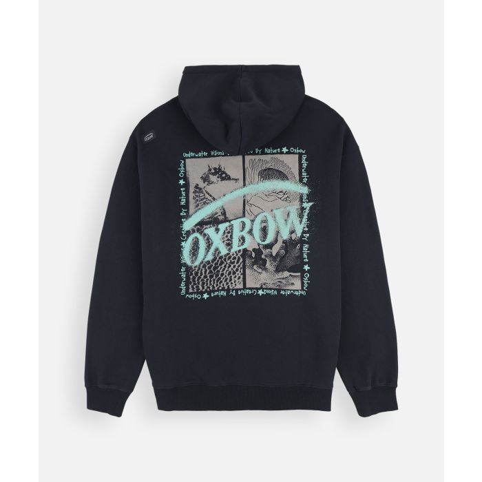 Hooded sweatshirt ABYSSES - Noir