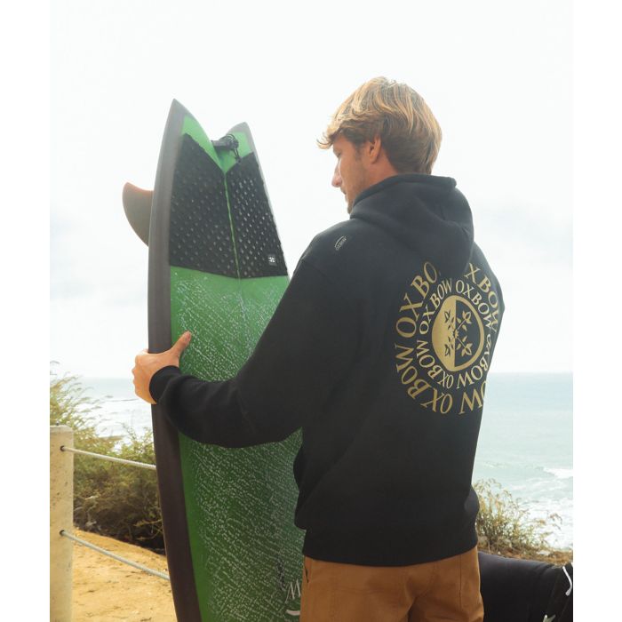 Hooded sweatshirt SPIRAL - Noir