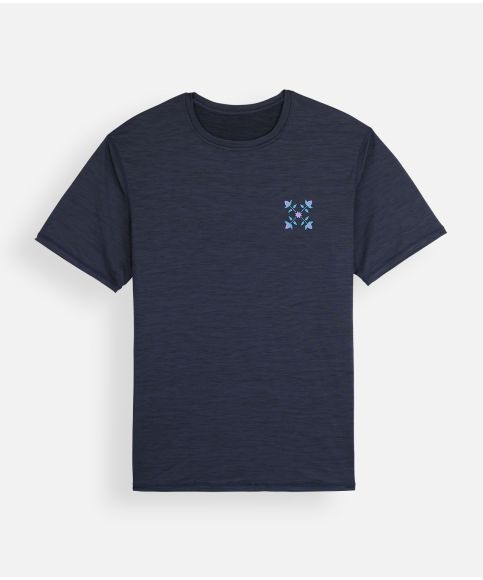 Surf tee TEREGOR - Deep Marine Chiné