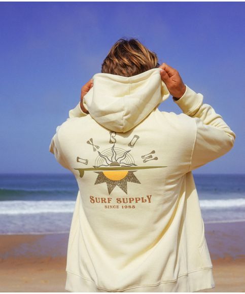 Zipped sweatshirt SANDBAR - Sable