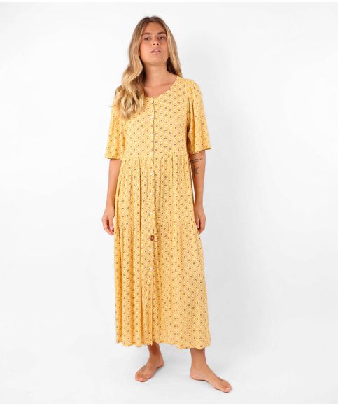 Robe longue RAVINA - Ambre
