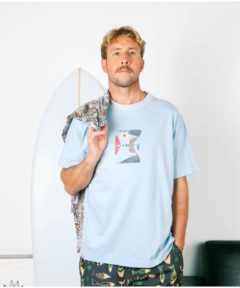 Tee-shirt MARCELLO - Light Blue