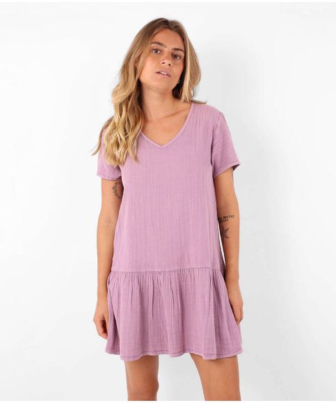 Vestido corto DOMINGO - Lilas